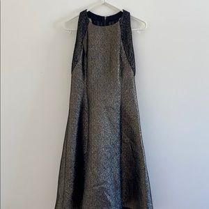 Black and Gold Phoebe Party Dress